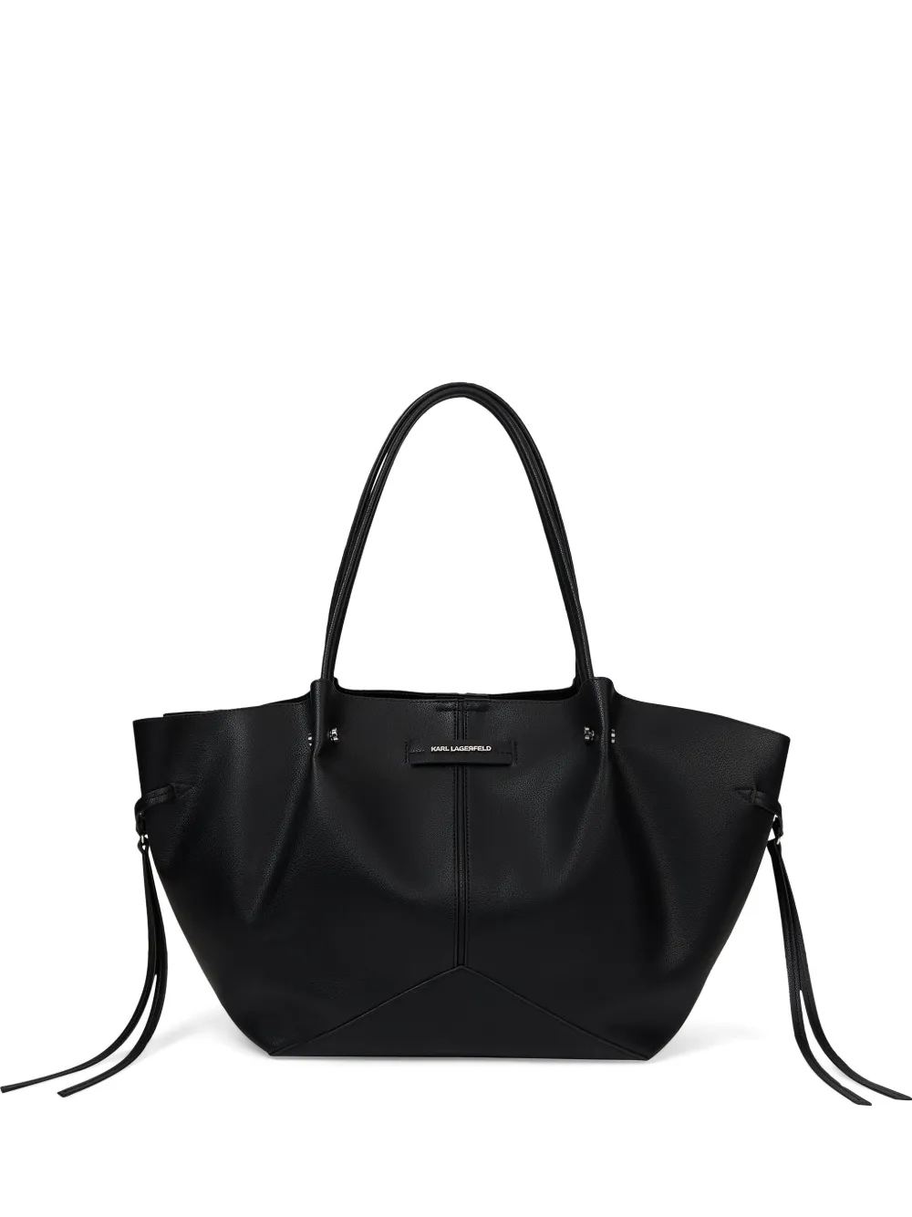 Karl Lagerfeld K/Pierced top-handle tote bag - Nero