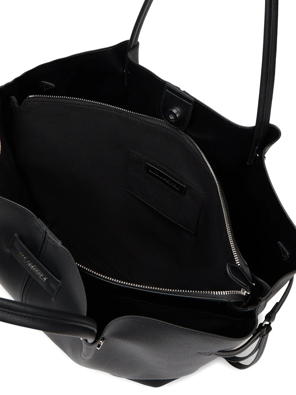 Karl Lagerfeld K Pierced shopper met handvat Zwart