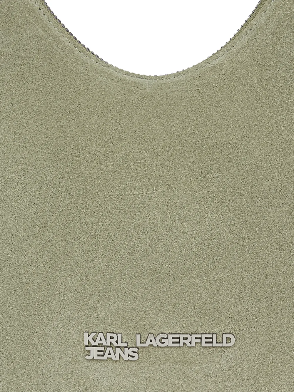 Karl Lagerfeld Jeans Suède schoudertas Groen