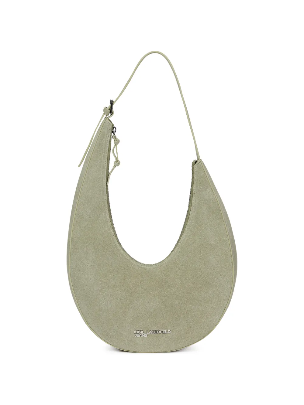 Karl Lagerfeld Jeans suede shoulder bag - Verde