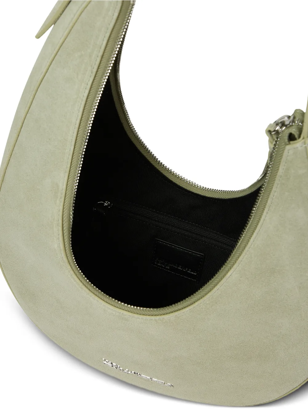 Karl Lagerfeld Jeans Suède schoudertas Groen