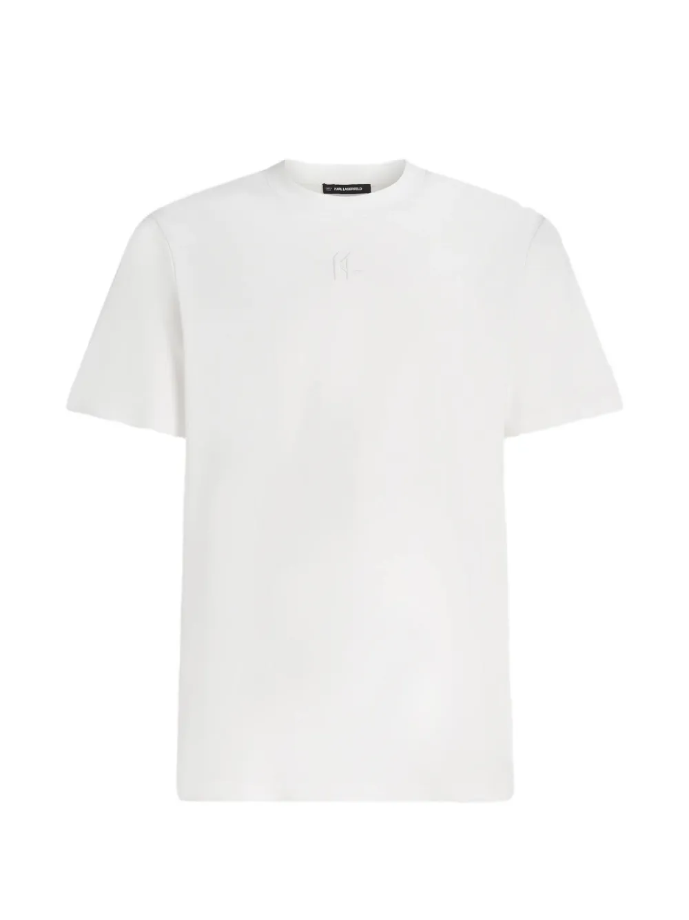 Karl Lagerfeld T-shirt met geborduurd logo Wit
