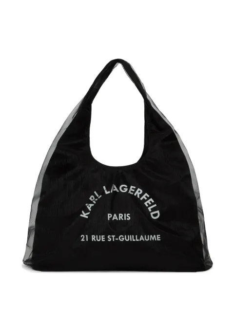 Karl Lagerfeld Rue St-Guillaume sling-mesh tote bag