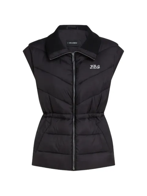 Karl Lagerfeld K/Signature lightweight padded gilet