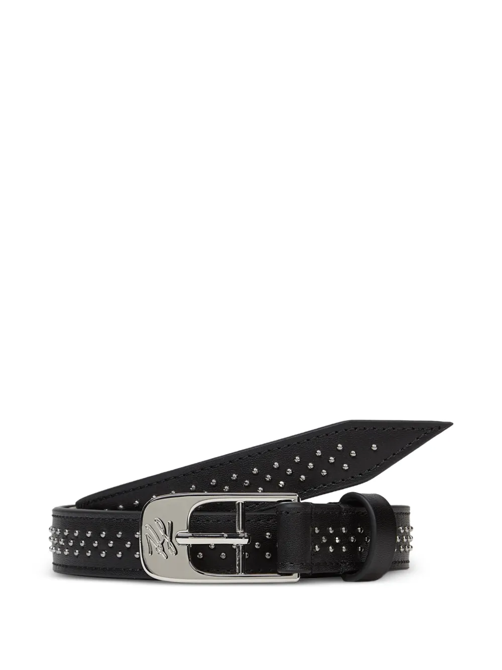 Karl Lagerfeld K/Autograph studded belt - Nero