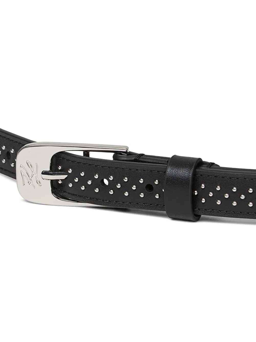 Karl Lagerfeld K Autograph riem met studs Zwart