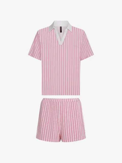 Karl Lagerfeld pyjama Signature à rayures