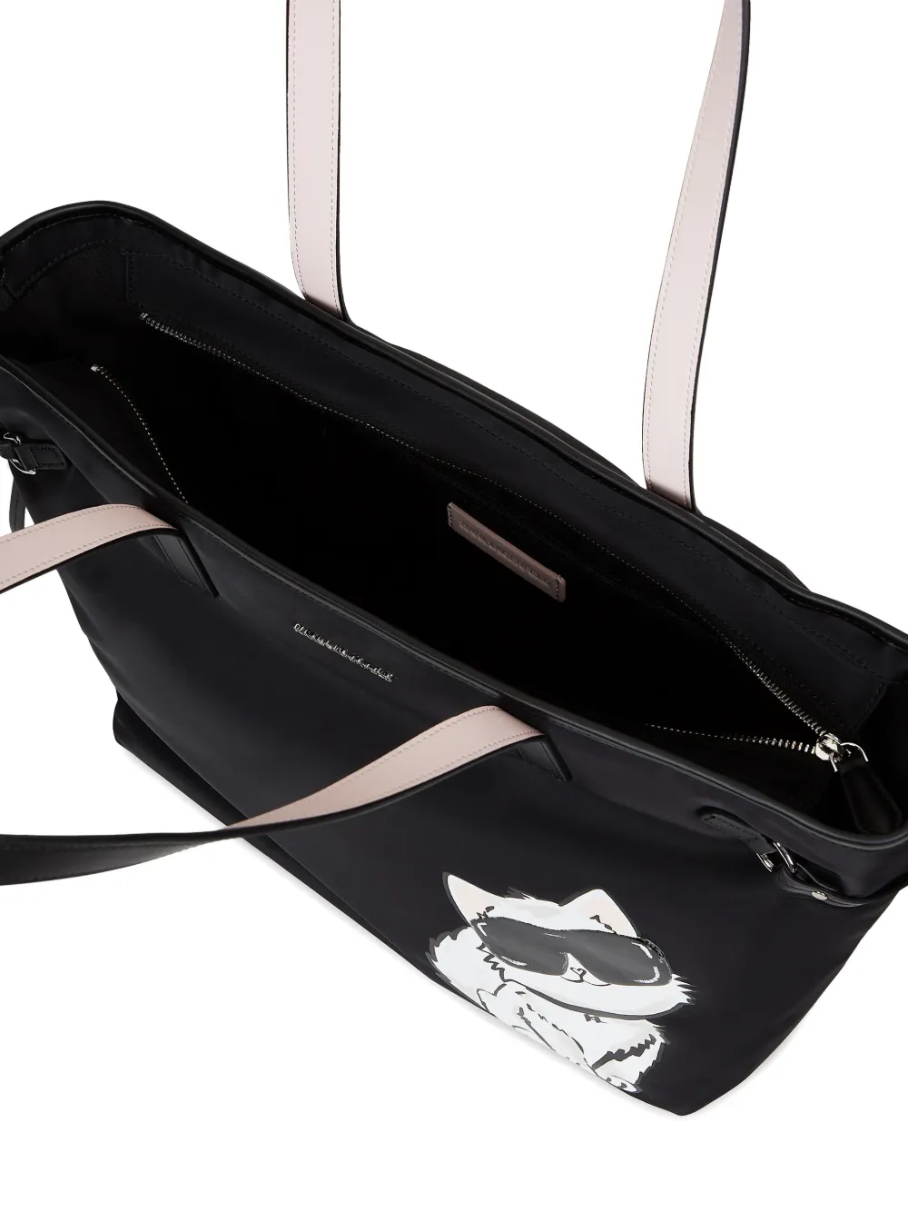 Karl Lagerfeld Ikon Choupette shopper Zwart