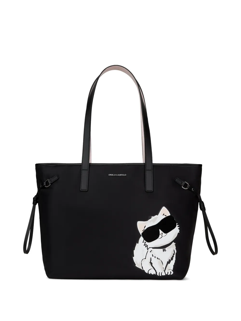 Karl Lagerfeld Ikon Choupette tote bag - Nero