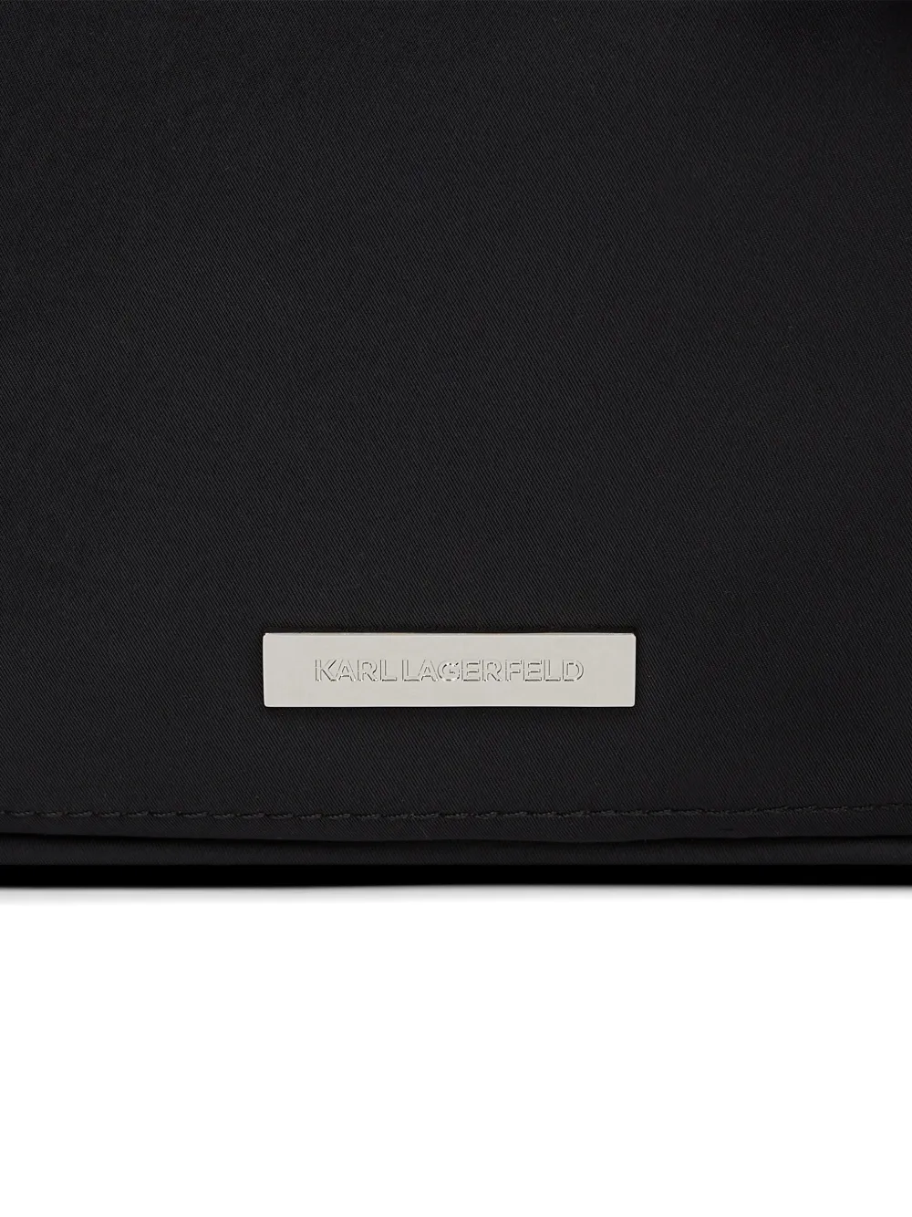 Karl Lagerfeld Ikon rugzak met label Zwart