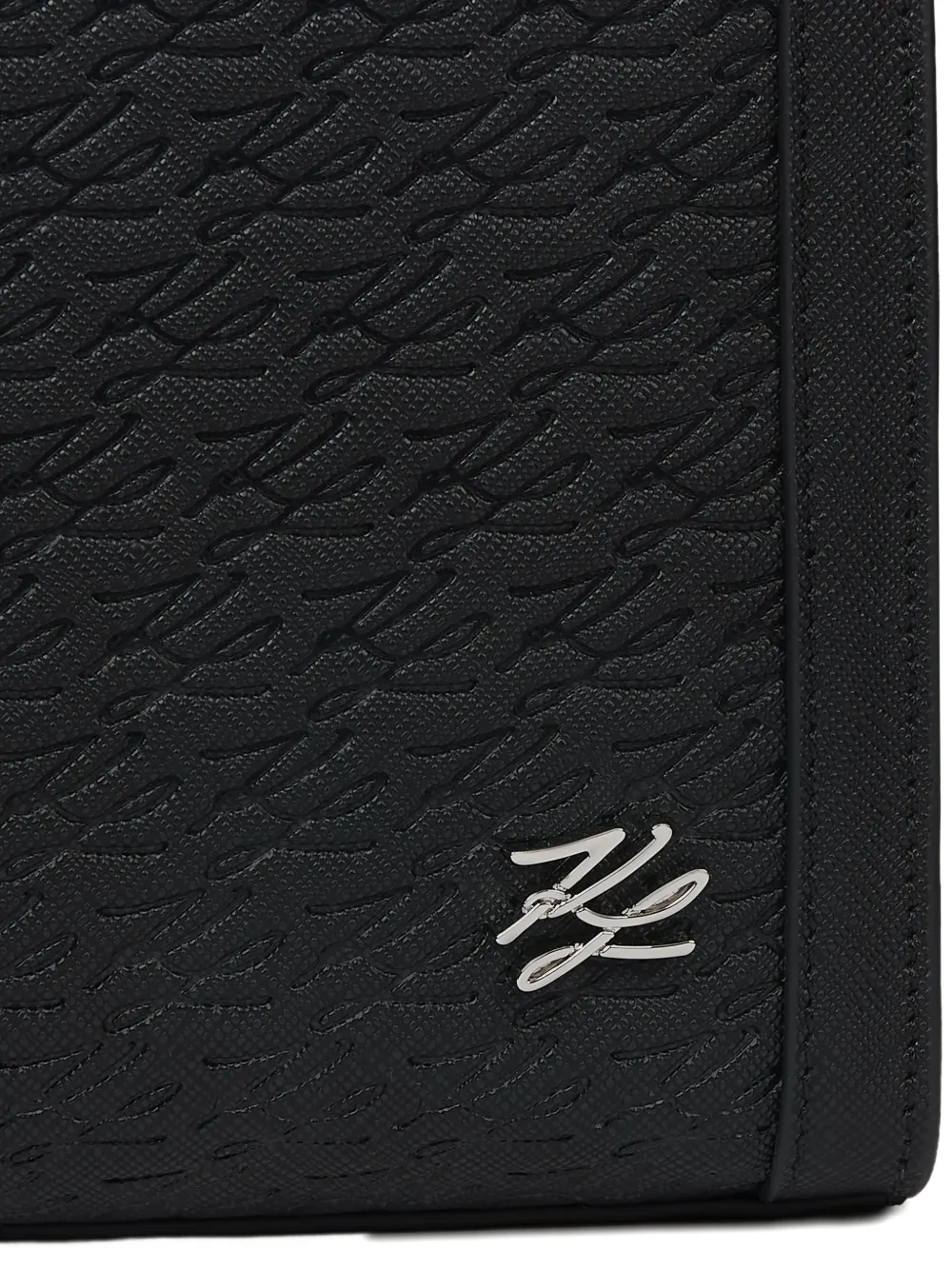Karl Lagerfeld K Autograph buidel met vlak Zwart