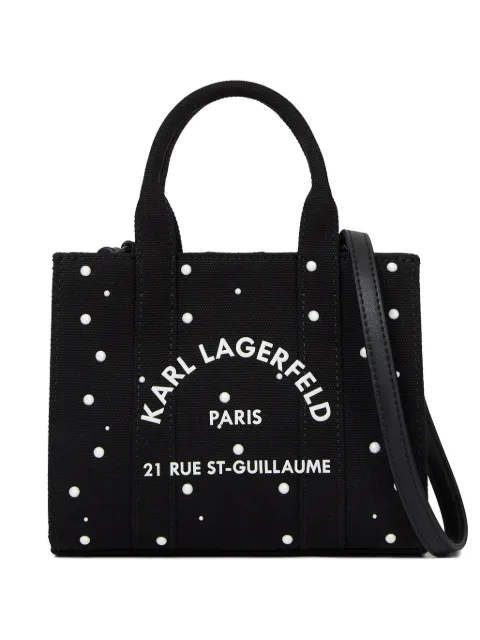 Karl Lagerfeld Rue St-Guillaume 珠饰迷你手提包
