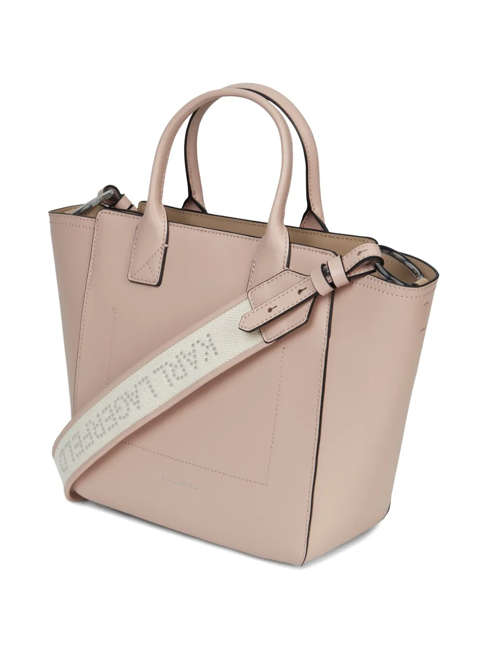 Karl Lagerfeld K Daily shopper met geperforeerd logo Roze
