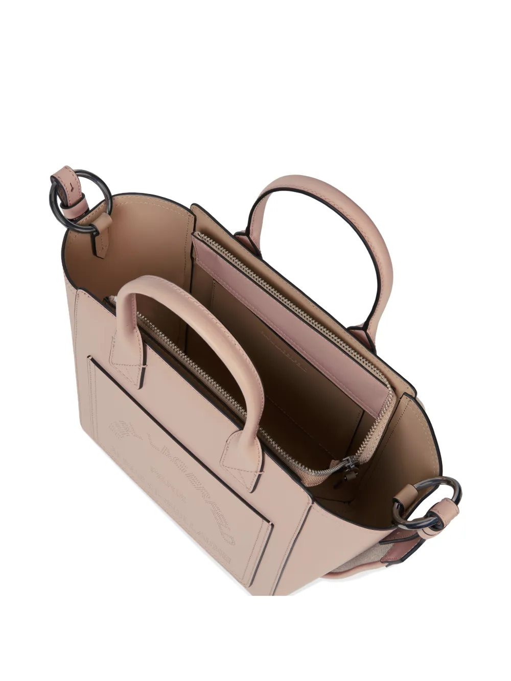 Karl Lagerfeld K Daily shopper met geperforeerd logo Roze