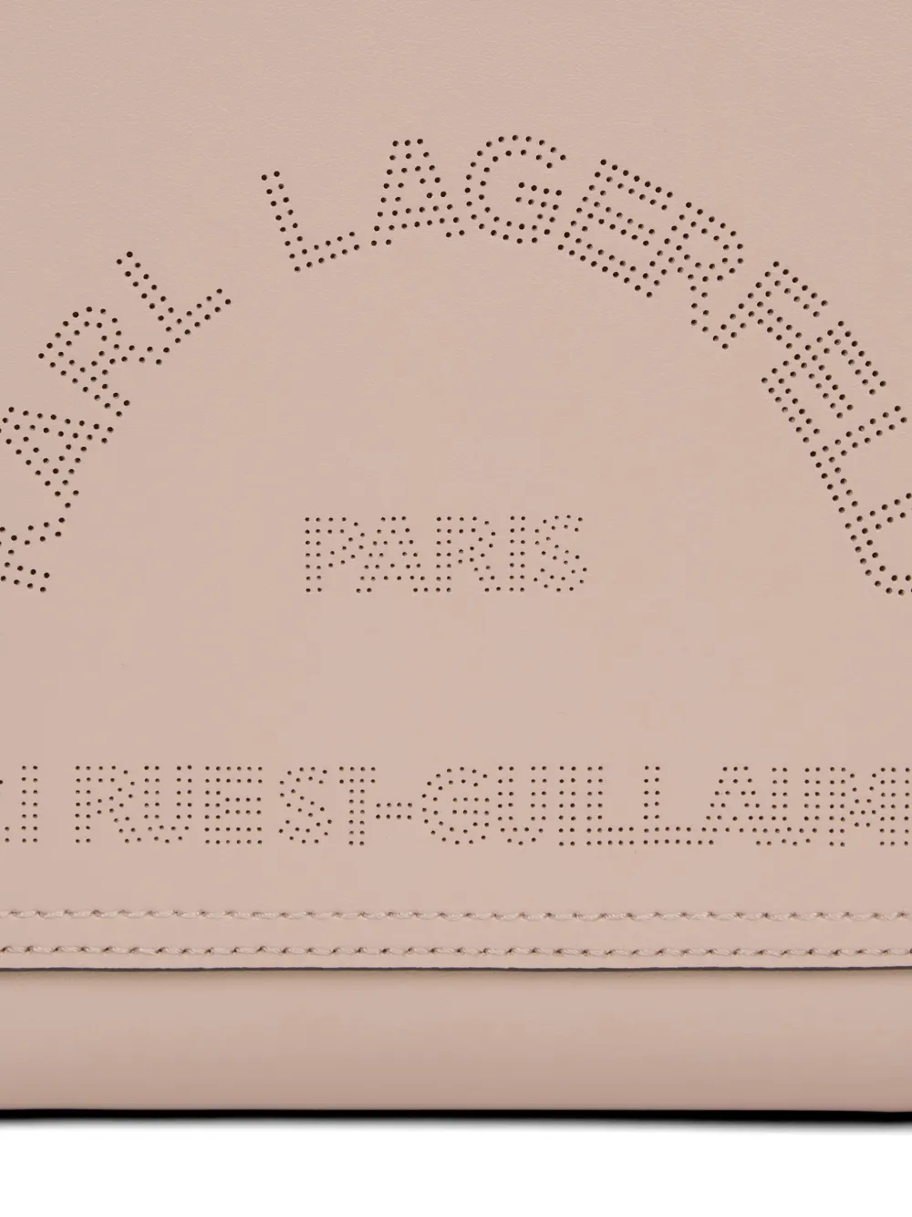 Karl Lagerfeld K Daily shopper met geperforeerd logo Roze