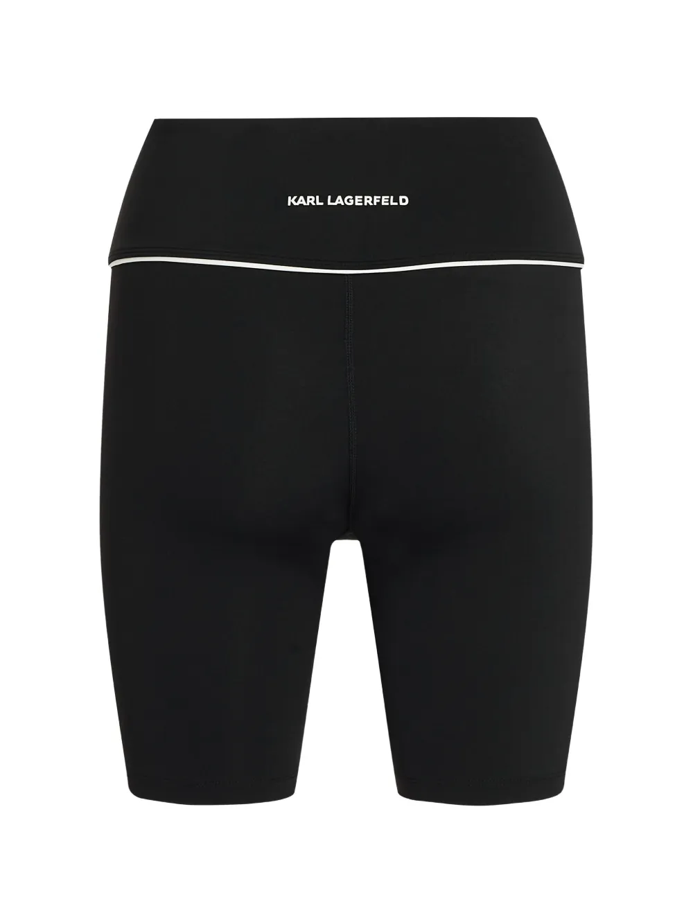 Karl Lagerfeld Shorts met contrasterende afwerking Zwart