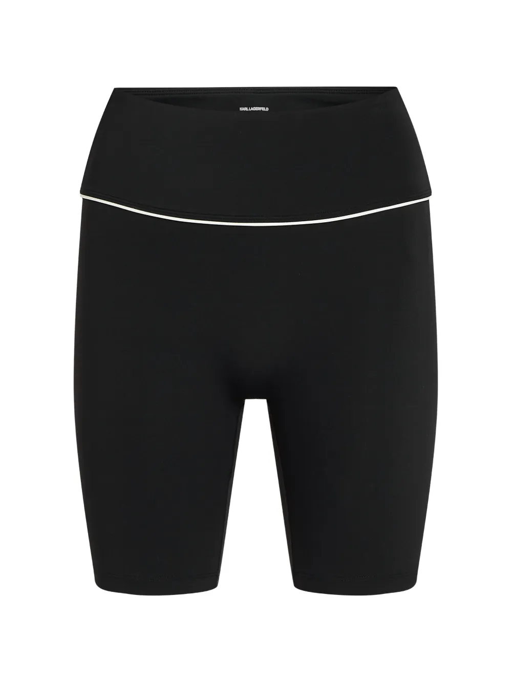 Karl Lagerfeld Shorts con profili a contrasto - Nero