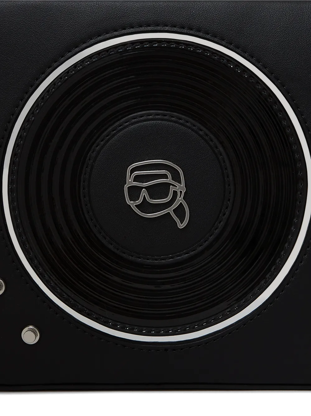 Karl Lagerfeld Ikon Record Player crossbodytas Zwart