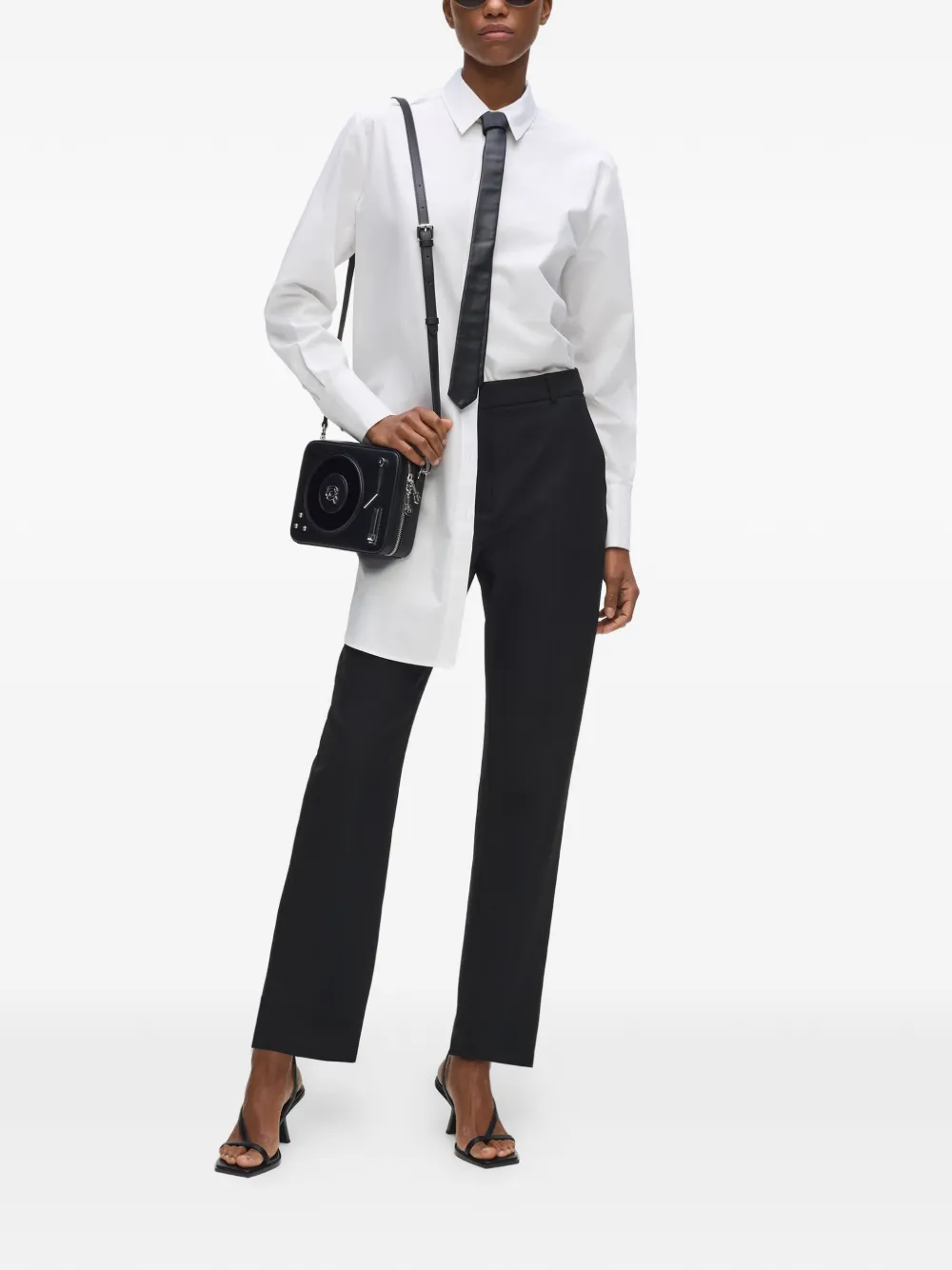 Karl Lagerfeld Ikon Record Player crossbodytas Zwart