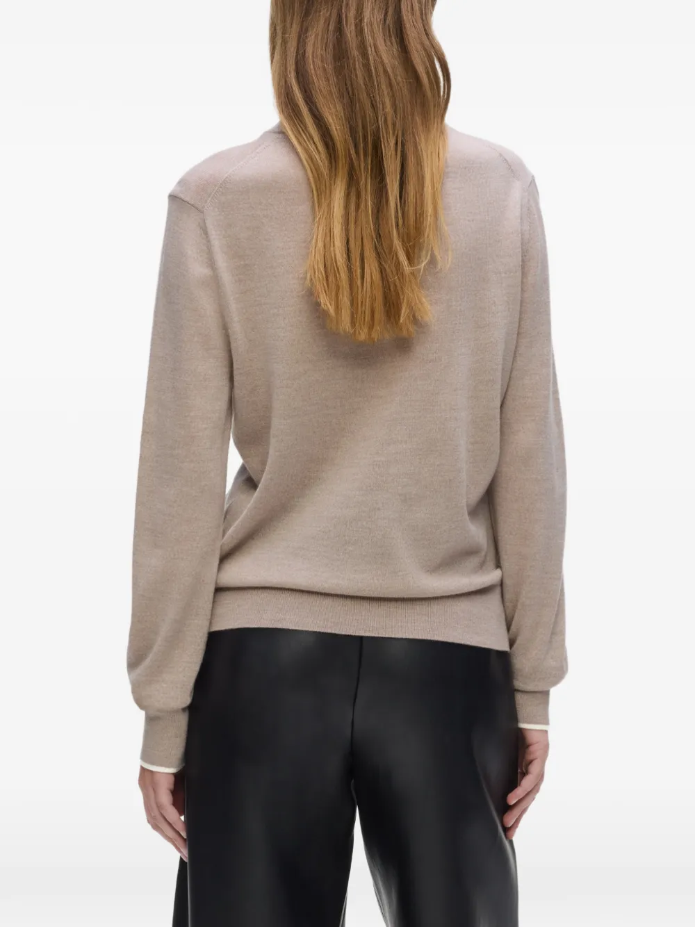 Karl Lagerfeld Trui van merinowol Beige