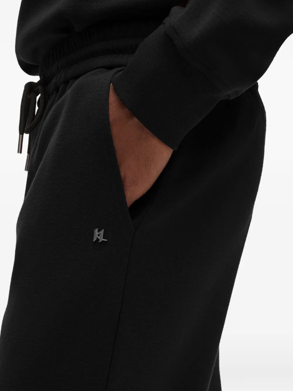 Karl Lagerfeld Trainingsbroek met logoplakkaat Zwart