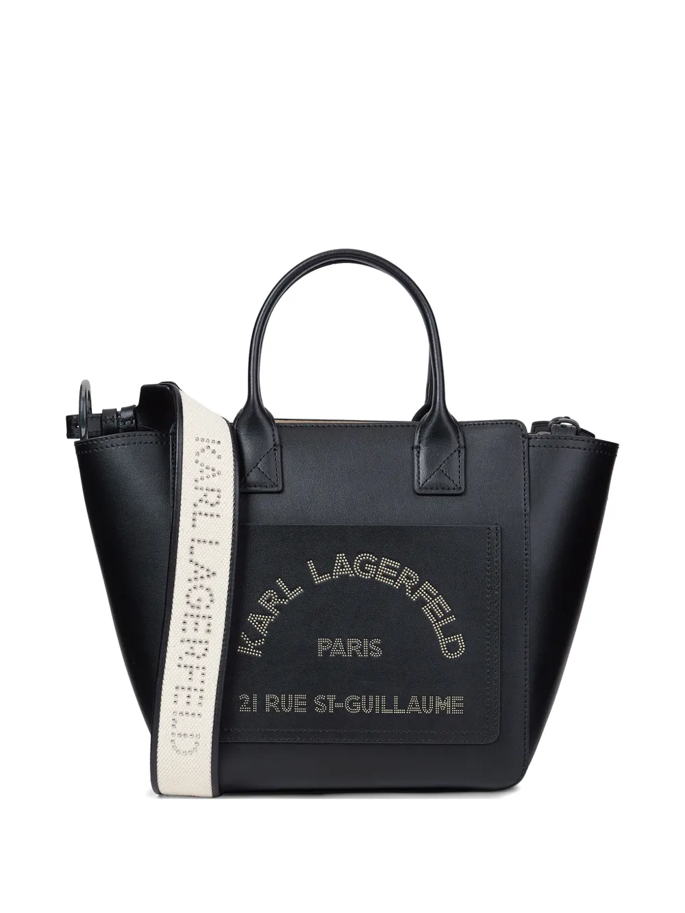Karl Lagerfeld K/Daily studded tote bag - Nero