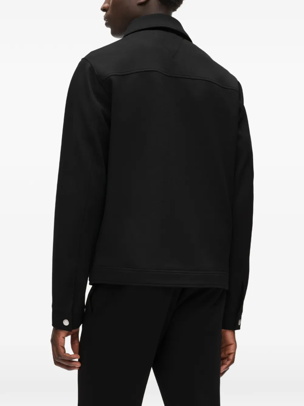 Karl Lagerfeld Punto shirtjack met rits Zwart