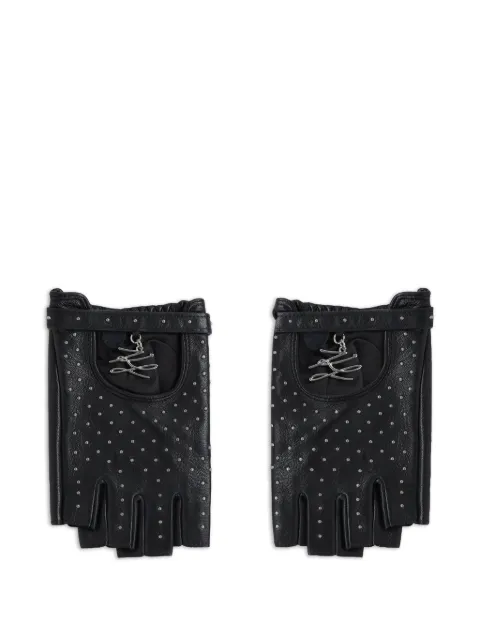 Karl Lagerfeld mitones con apliques