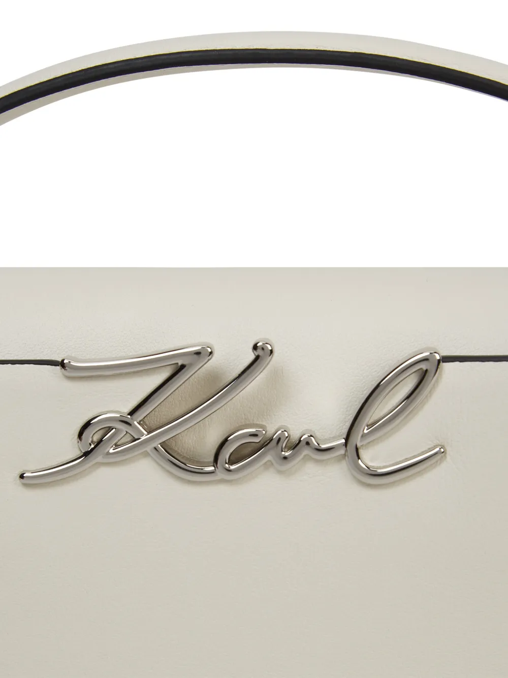 Karl Lagerfeld K Signature crossbodytas met handvat Beige