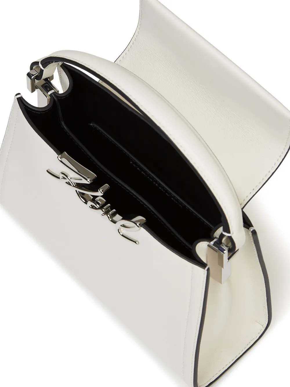 Karl Lagerfeld K Signature crossbodytas met handvat Beige