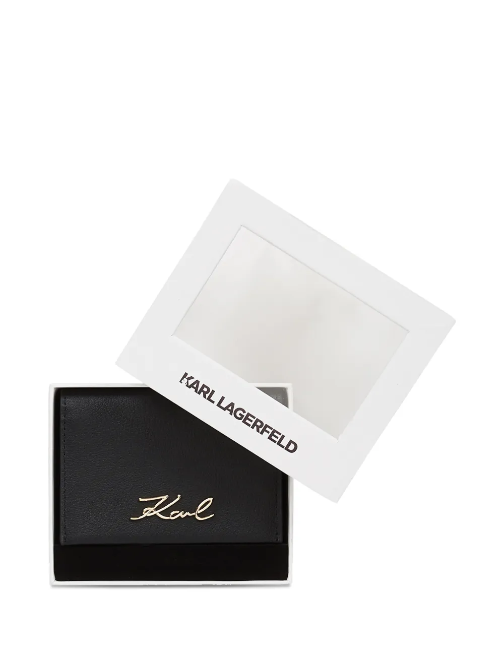 Karl Lagerfeld Signature pasjeshouder Zwart