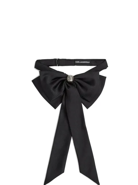 Karl Lagerfeld K/Soiree crystal-embellished bow