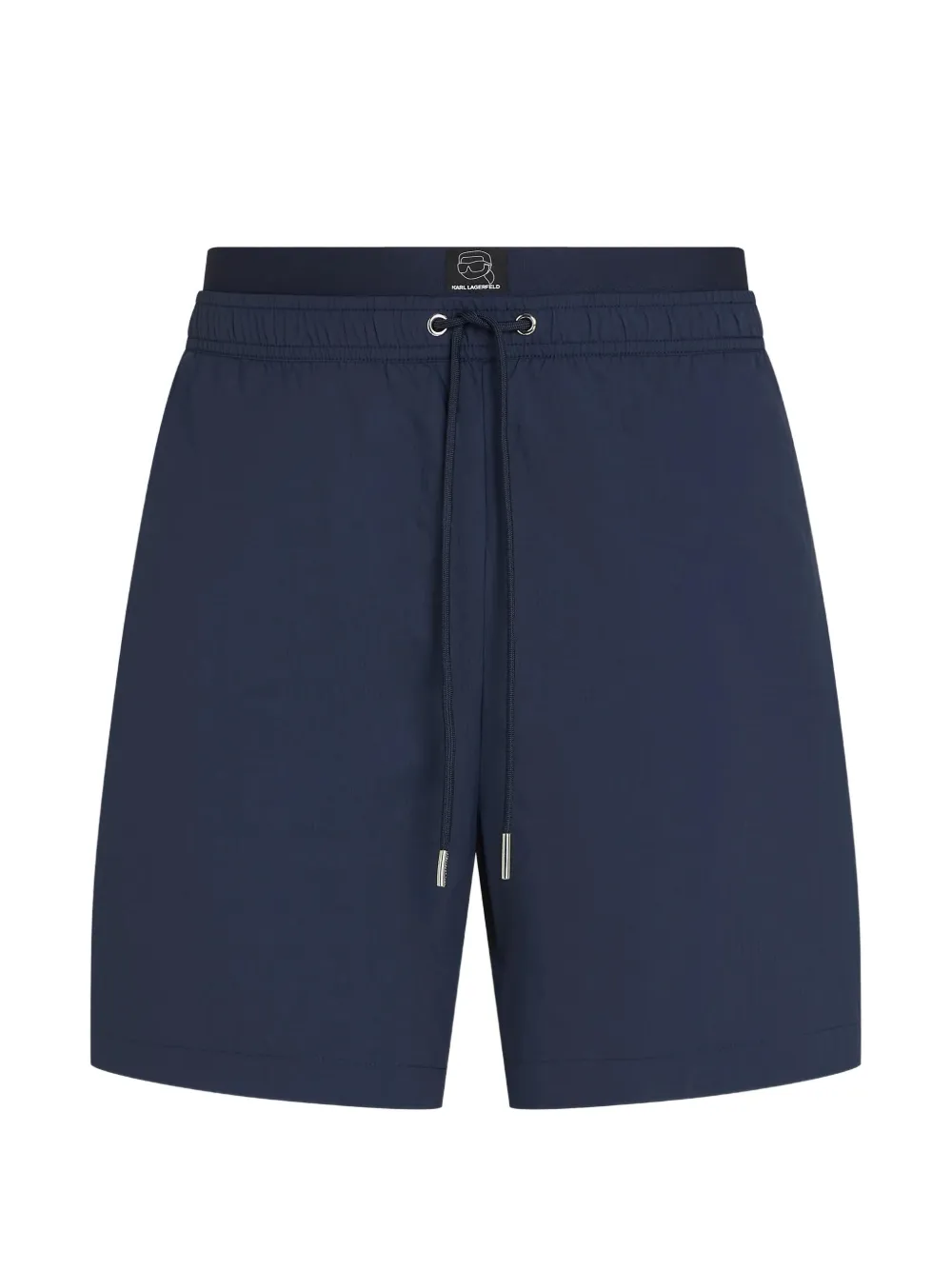 Karl Lagerfeld Ikon zwembroek met logodetail Blauw