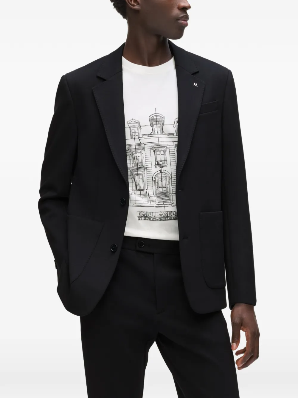 Karl Lagerfeld Punto blazer Zwart