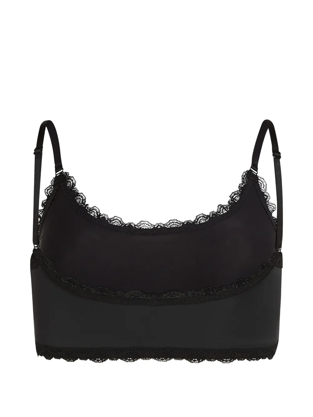 Karl Lagerfeld Bralette met kant Zwart