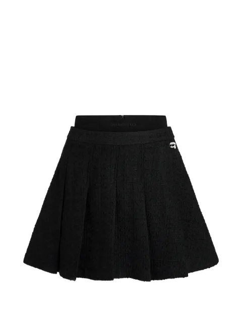 Karl Lagerfeld pleated mini skirt