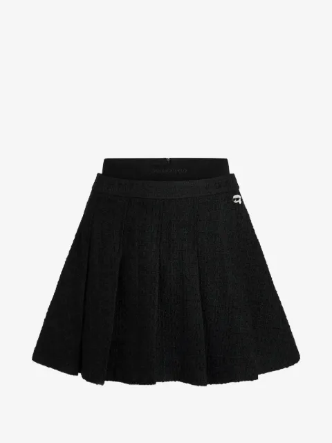 Karl Lagerfeld pleated mini skirt