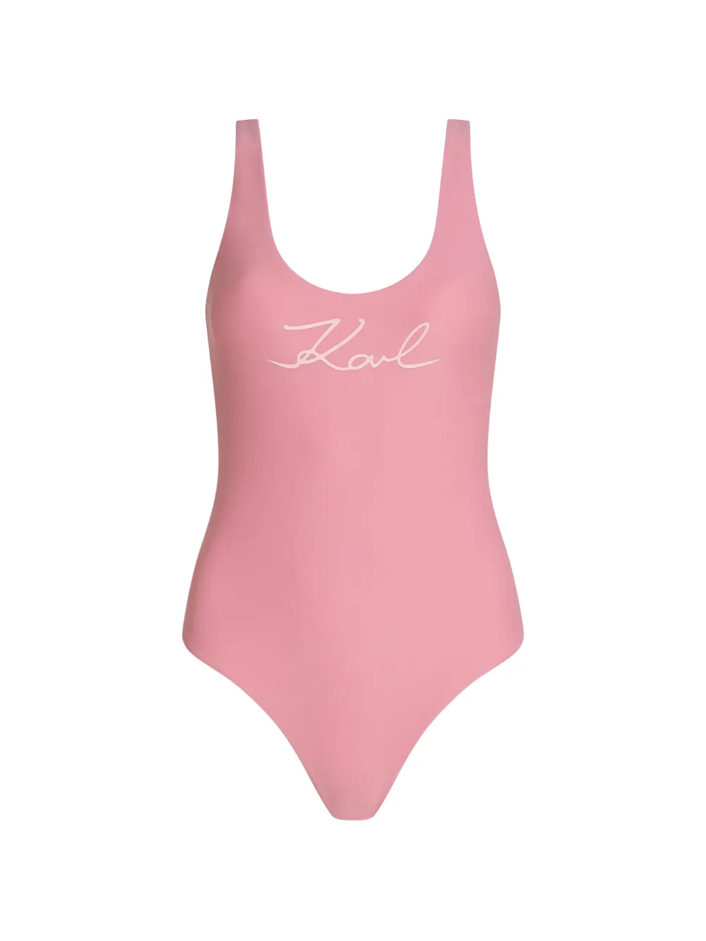 Karl Lagerfeld Costume da bagno con logo - Rosa