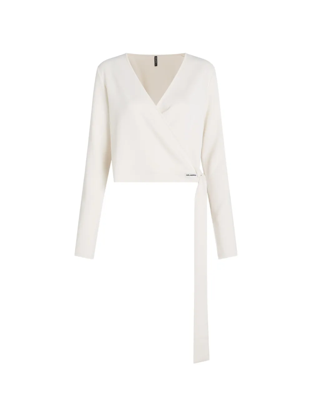 Karl Lagerfeld Top con applicazione - Bianco