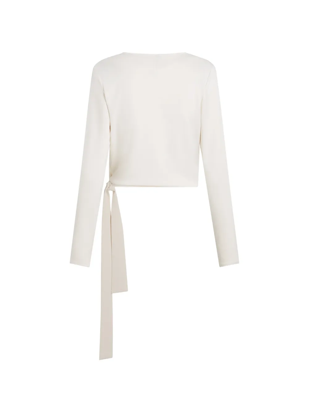Karl Lagerfeld Wikkeltop met logopatch Wit