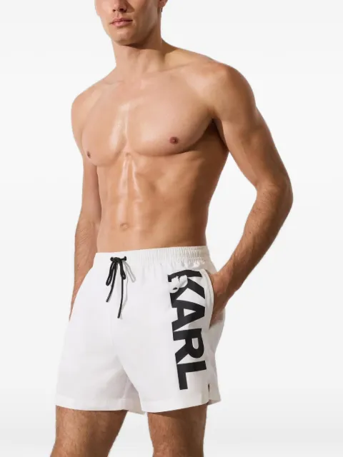 Karl Lagerfeld logo short boardshorts