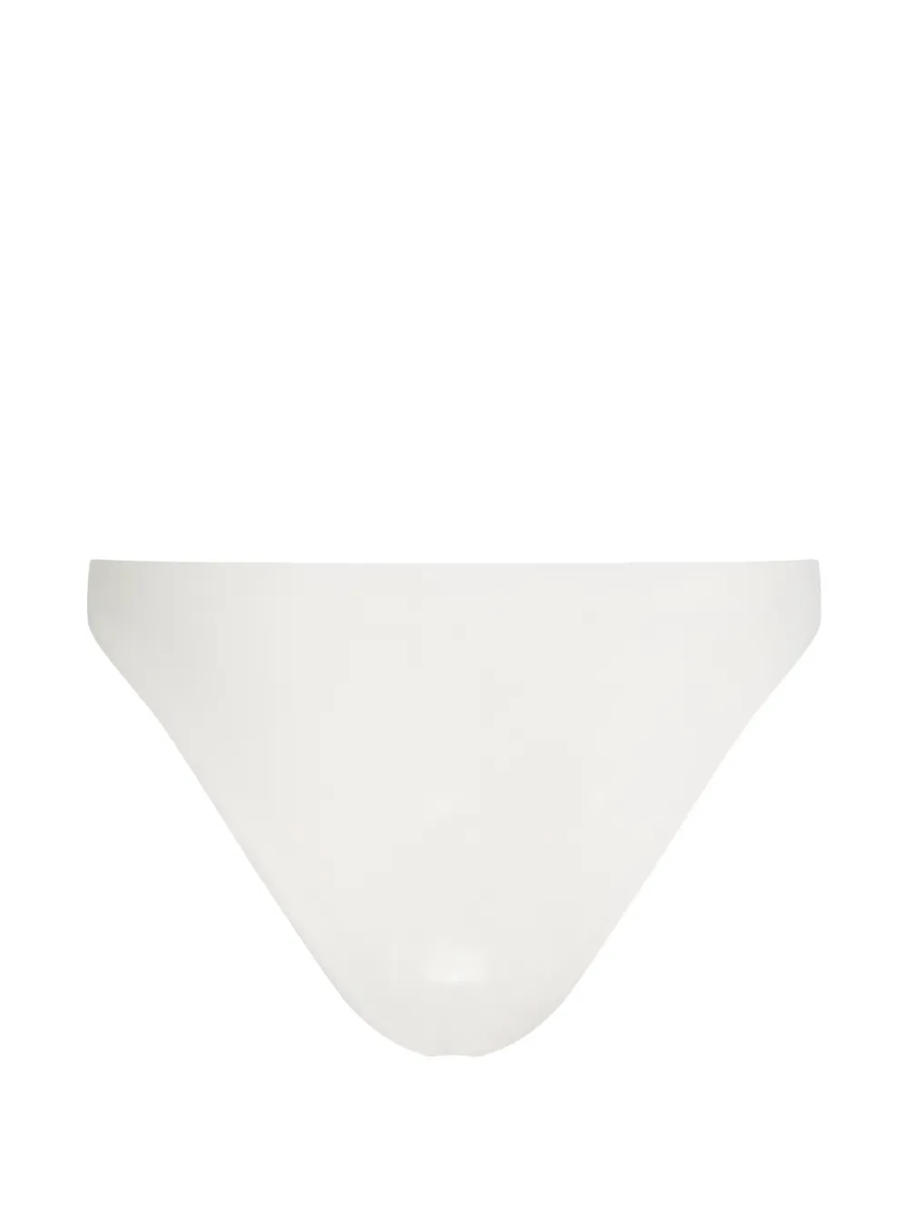 Karl Lagerfeld Signature high waist bikinislip Wit