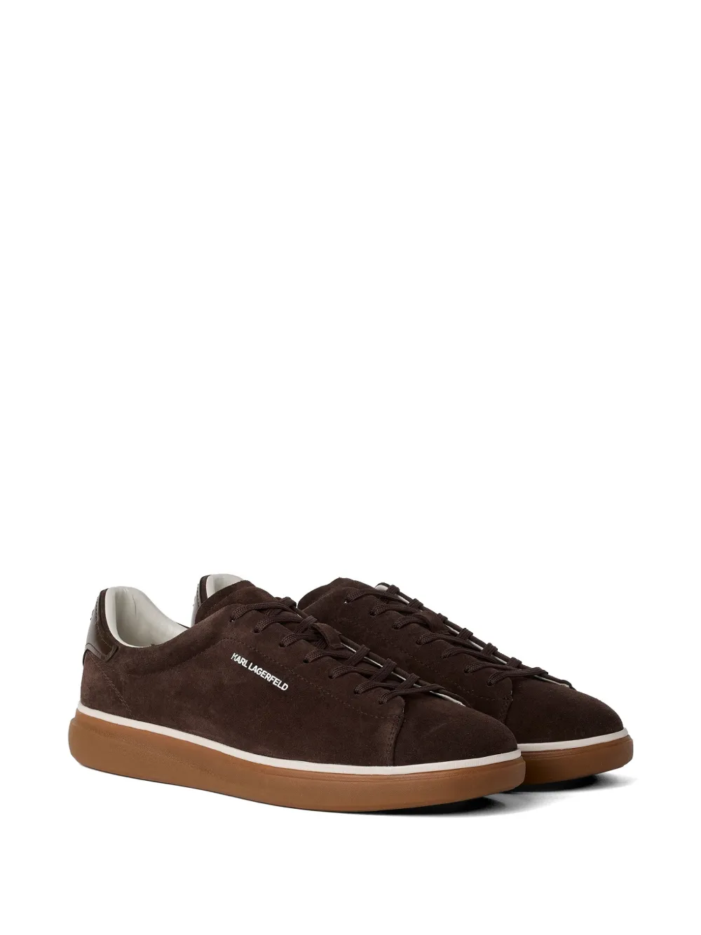 Karl Lagerfeld Kane suède sneakers Bruin