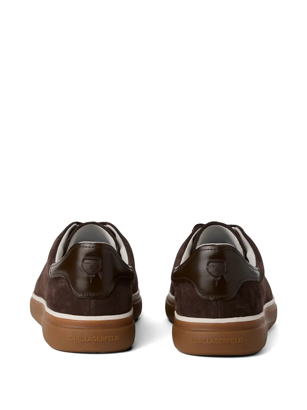 Karl Lagerfeld Kane suède sneakers Bruin