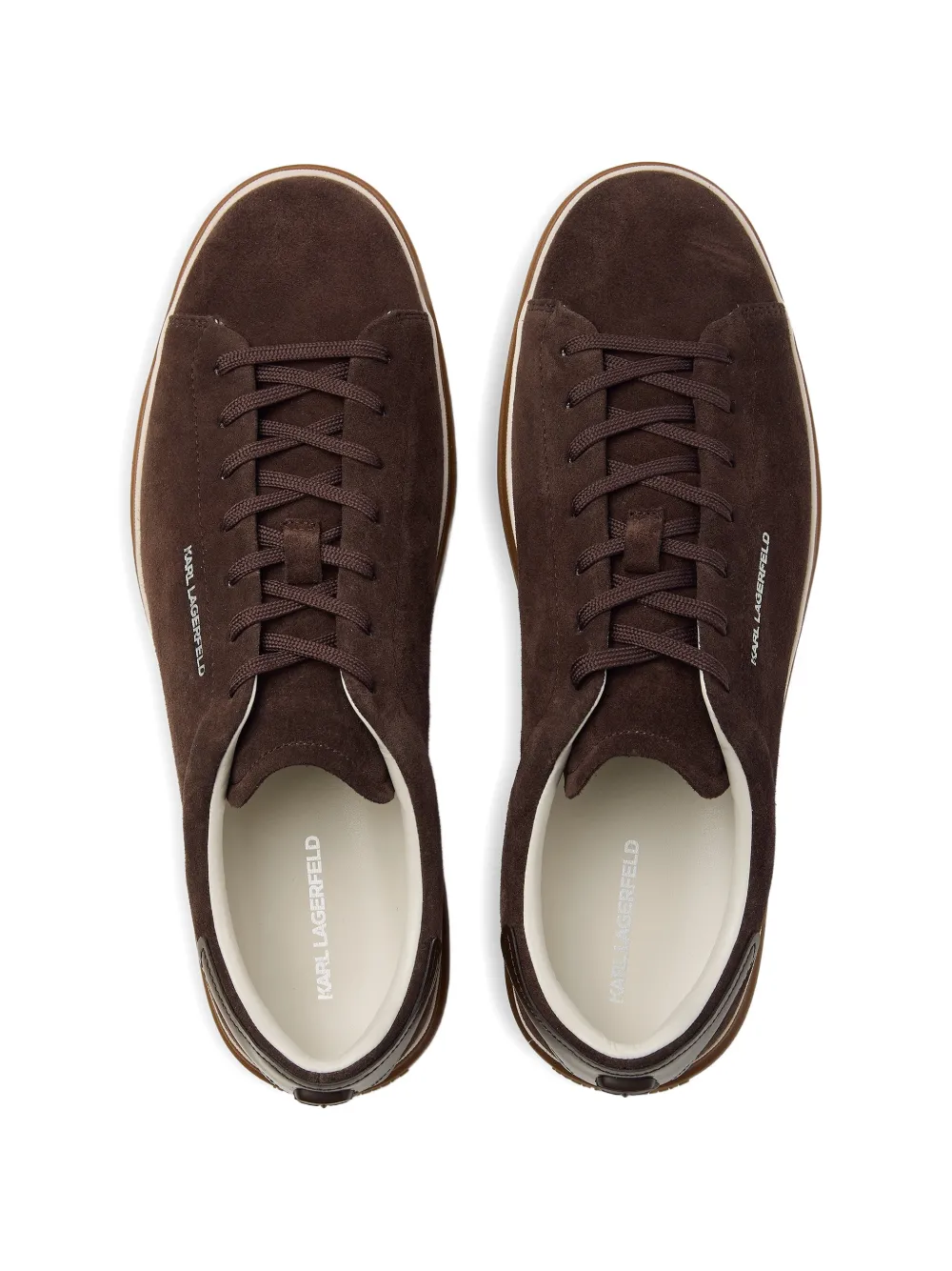 Karl Lagerfeld Kane suède sneakers Bruin
