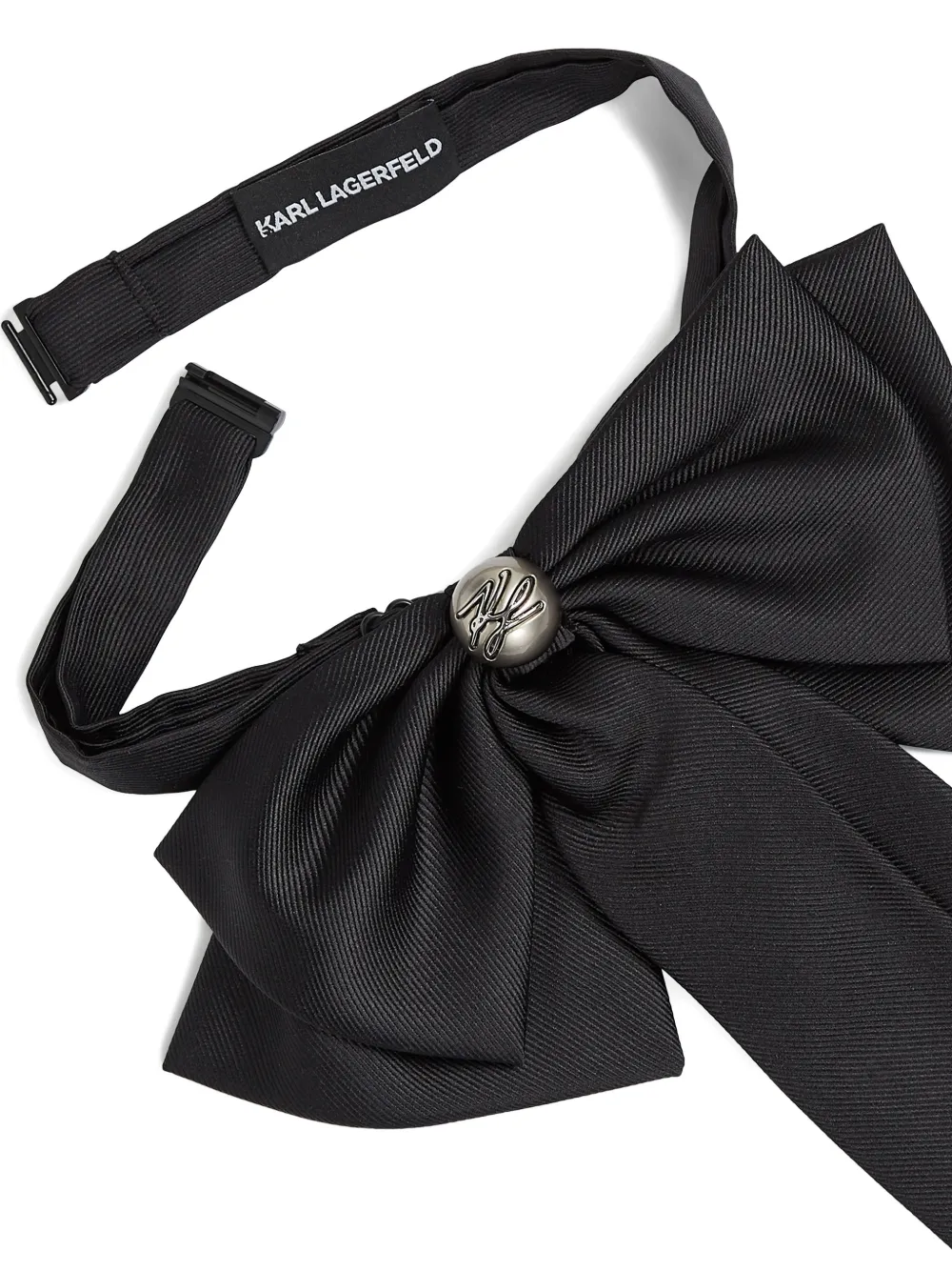 Karl Lagerfeld K Autograph vlinderdas Zwart