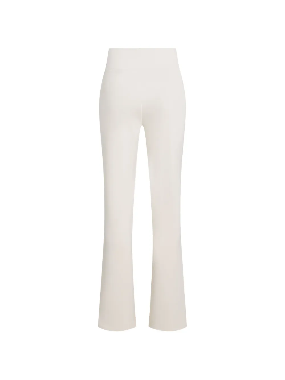 Karl Lagerfeld Broek met gekruiste tailleband en logoplakkaat Wit