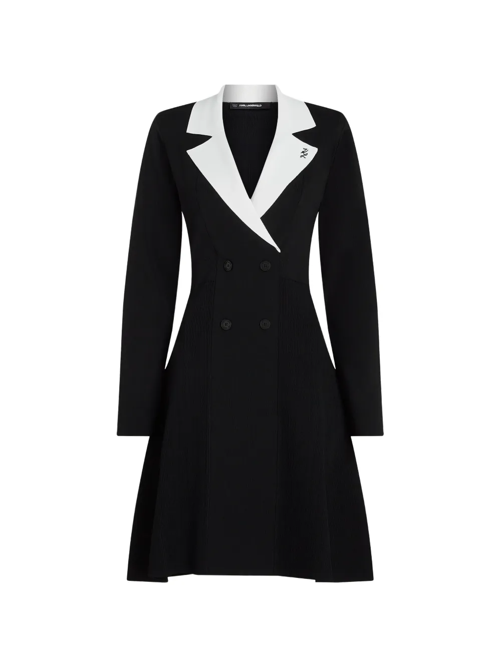 Karl Lagerfeld double-breasted mini dress - Nero