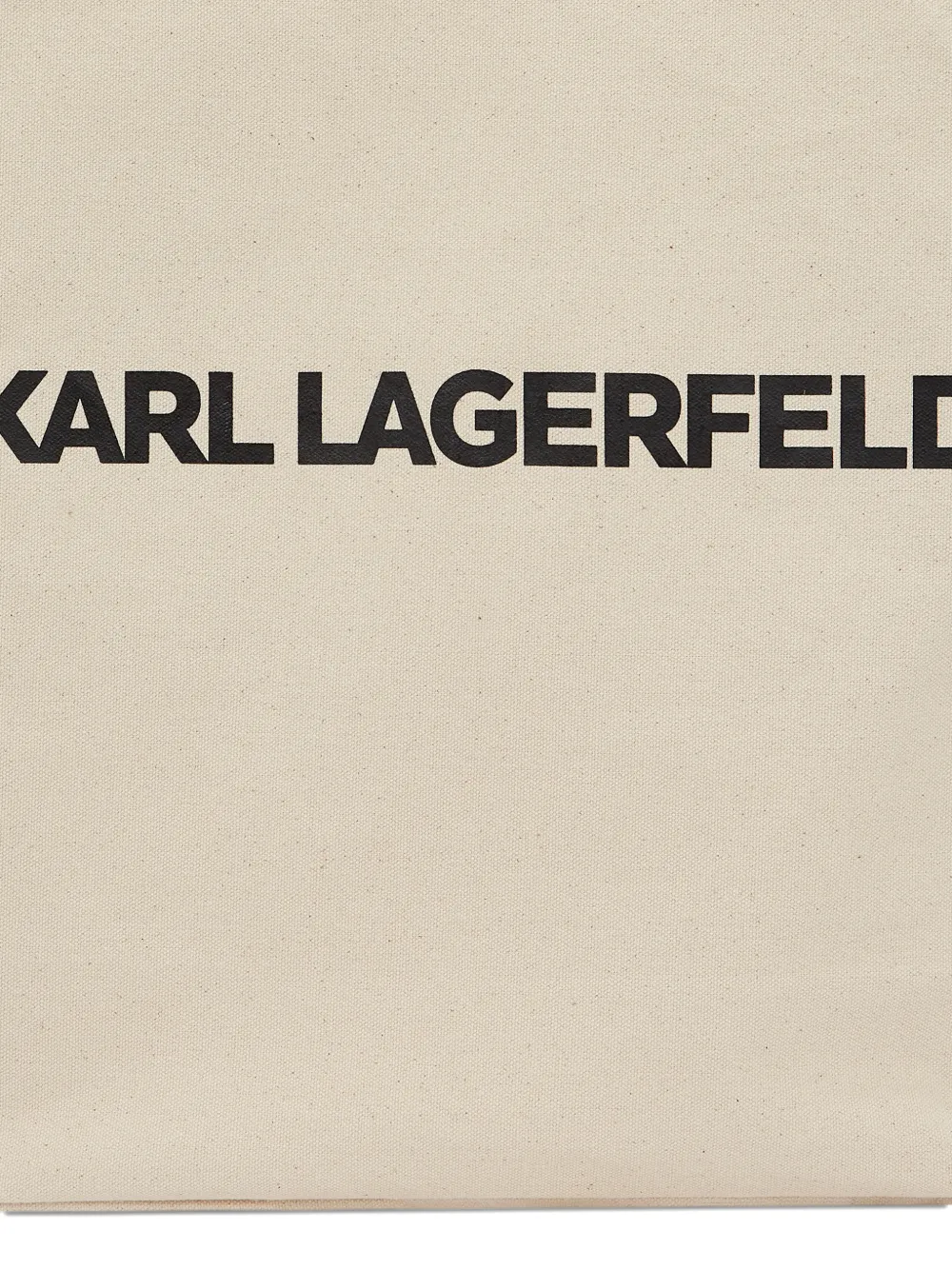 Karl Lagerfeld Shopper met logoprint Beige