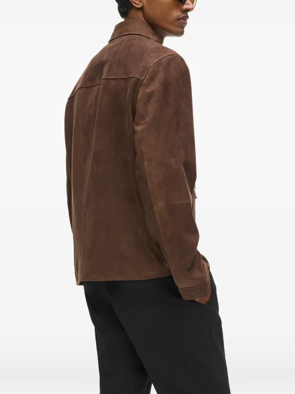 Karl Lagerfeld Suède jack Bruin